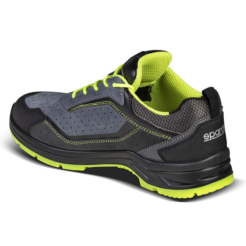 Carica immagine in Galleria Viewer, Scarpe Antinfortunistiche S1PS Sparco Indy Texas ESD SR FO LG Pelle Scamosciata Traforata