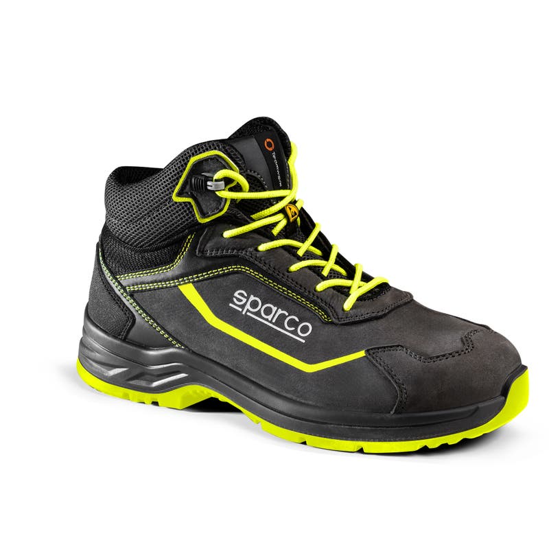 Carica immagine in Galleria Viewer, Scarpe Antinfortunistiche Alte S3S Sparco Indy Juri ESD SR FO LG Nubuck Idrorepellente
