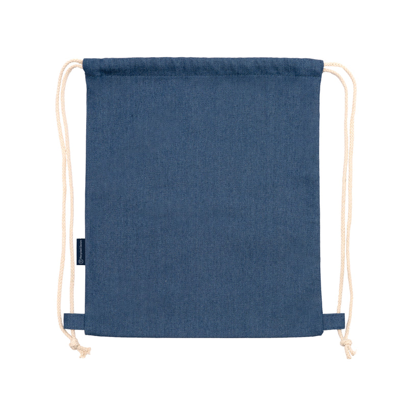 Carica immagine in Galleria Viewer, 10 Pezzi Sacca in Denim Riciclato con Cordoncini STAMINA BONEY MO1073