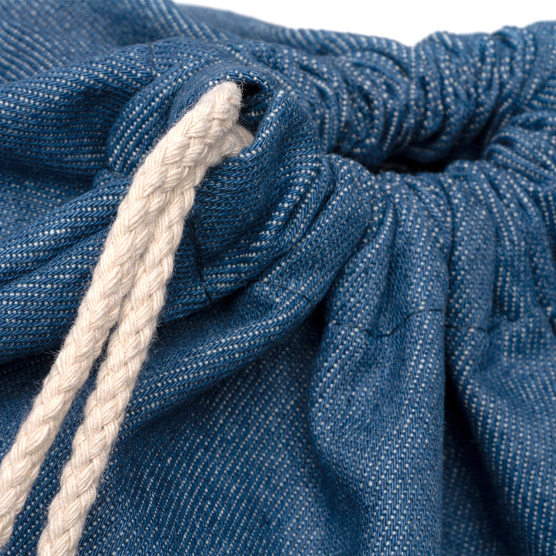 Carica immagine in Galleria Viewer, 10 Pezzi Sacca in Denim Riciclato con Cordoncini STAMINA BONEY MO1073