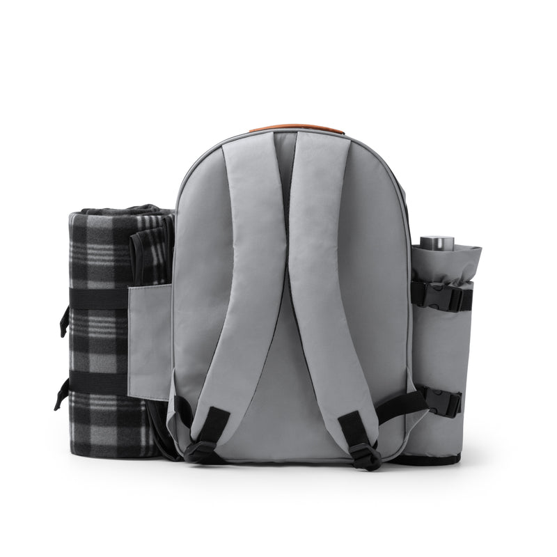 Carica immagine in Galleria Viewer, Zaino da Picnic in RPET con Coperta e Set Posate per 2 Persone STAMINA GARTEN MO1348