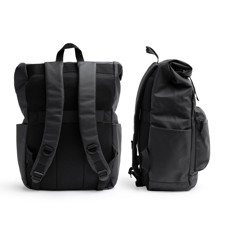 Carica immagine in Galleria Viewer, Zaino Roll Top in Pelle PU 21 Litri Porta PC 18" ROLY FENATI MO1526