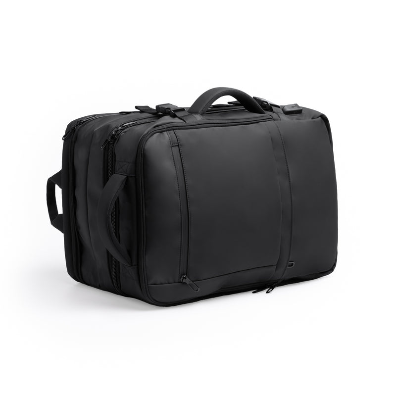 Carica immagine in Galleria Viewer, Zaino Viaggio in Pelle PU Porta PC 17" con USB e Antifurto 40 Litri STAMINA RAYAN MO1549