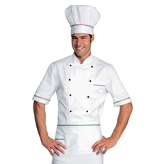 Giacca Cuoco Alicante Isacco – Mezza Manica, Bottoni Antipanico