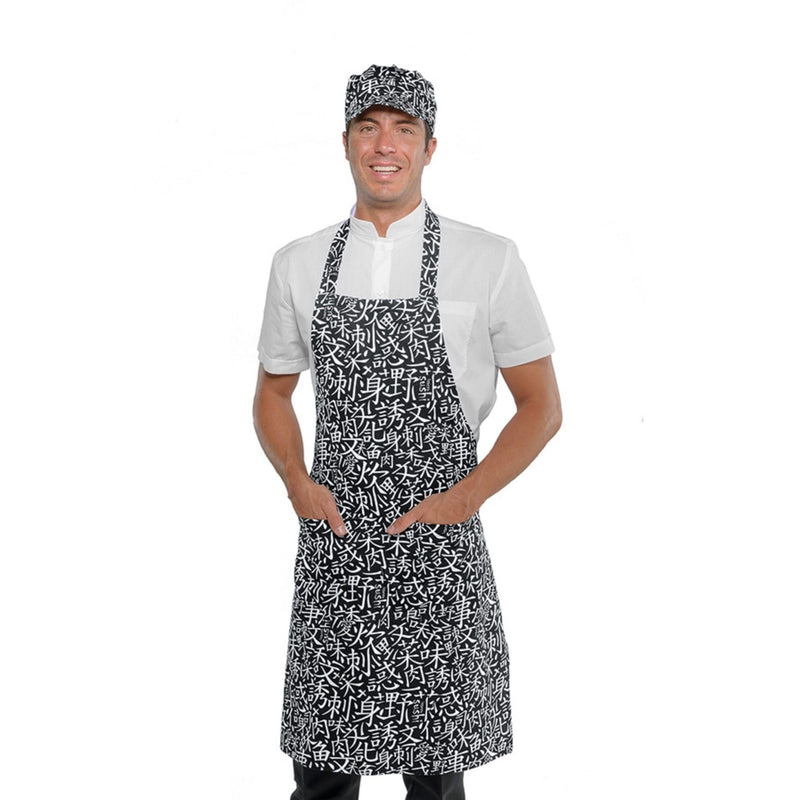 Carica immagine in Galleria Viewer, Grembiule Pettorina Isacco con Tasca Arrotondata – Unisex, Regolabile