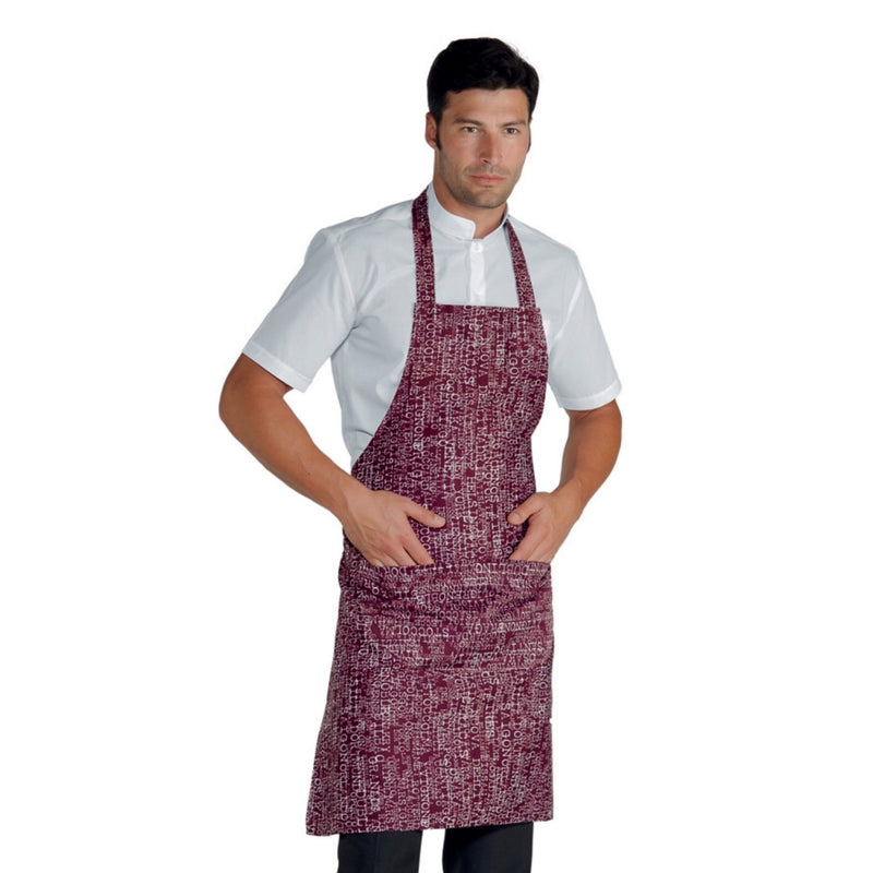 Carica immagine in Galleria Viewer, Grembiule Pettorina Isacco con Tasca Arrotondata – Unisex, Regolabile