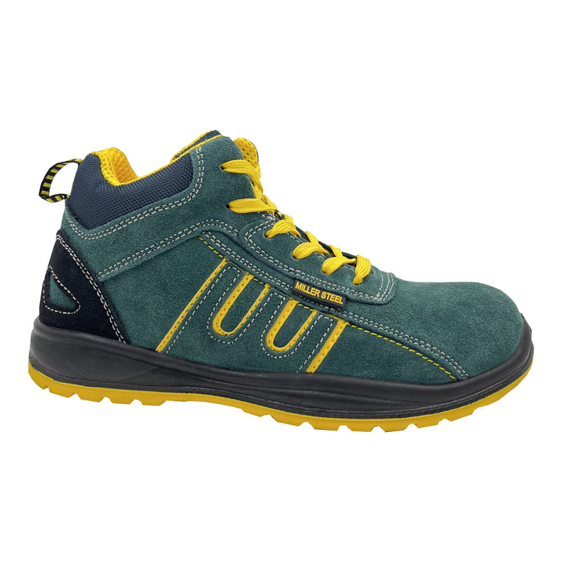 Carica immagine in Galleria Viewer, Scarpe Antinfortunistiche Alte Leggere da Lavoro Miller Steel S1P SRC – Estive Blu Uomo Donna