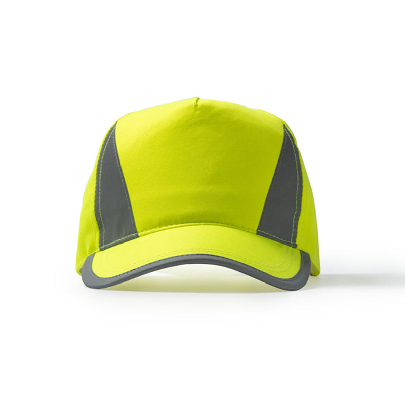 Carica immagine in Galleria Viewer, Roly Balder 7033 – Cappello Alta Visibilità con Bande Riflettenti e Regolabile con Velcro
