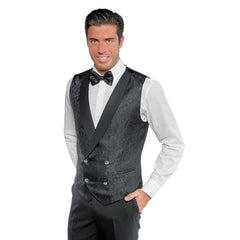 Gilet Doppiopetto Unisex Isacco – Elegante, Poliestere, con Gemello