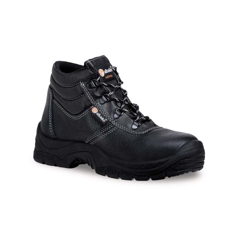 Carica immagine in Galleria Viewer, Scarpe Antinfortunistiche Alte S3 SRC Nere da Lavoro – Alba&n Kruja K03