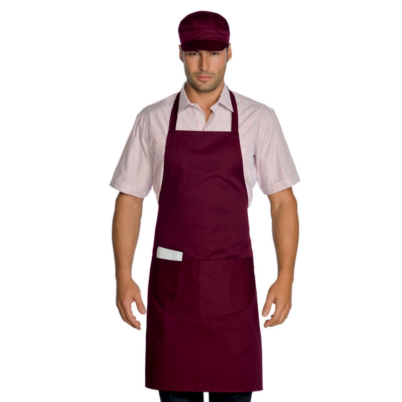 Carica immagine in Galleria Viewer, Grembiule Pettorina Isacco con Tasca Arrotondata – Unisex, Regolabile