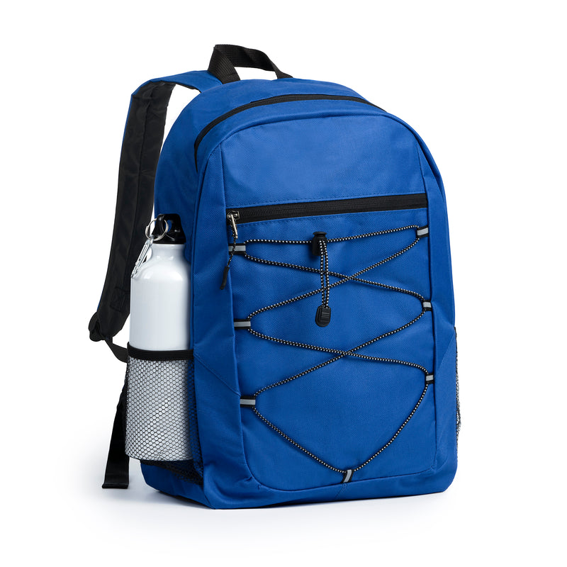 Carica immagine in Galleria Viewer, Zaino Sportivo con Cordino Elastico Frontale e Tasche in Rete 18 Litri STAMINA MISURI MO7181