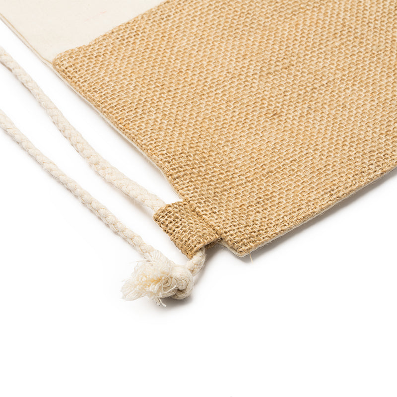 Carica immagine in Galleria Viewer, 10 Pezzi Sacca Eco in Cotone con Fascia in Iuta STAMINA WILKES BO7557