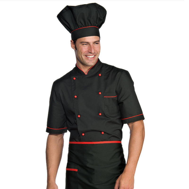 Carica immagine in Galleria Viewer, Giacca Cuoco Unisex Mezza Manica Isacco Alicante