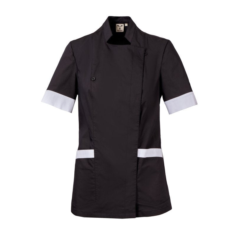 Carica immagine in Galleria Viewer, Casacca Sanitaria Donna Stretch Collo Coreano Personalizzabile Payper Amber Lady