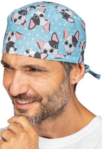 Carica immagine in Galleria Viewer, Bandana Havana Unisex Isacco 100% Cotone per Sanità e Ristorazione