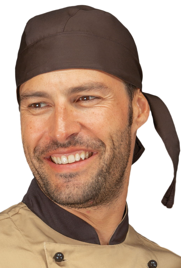 Carica immagine in Galleria Viewer, Bandana Unisex Isacco Regolabile con Lacci per Cucina e Ristorazione