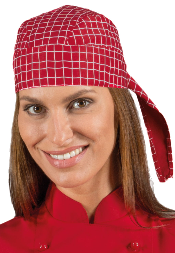 Carica immagine in Galleria Viewer, Bandana Unisex Isacco Regolabile con Lacci per Cucina e Ristorazione