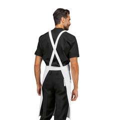 Grembiule con Pettorina Isacco Watson Unisex – Personalizzabile, 100% Poliestere/Cotone