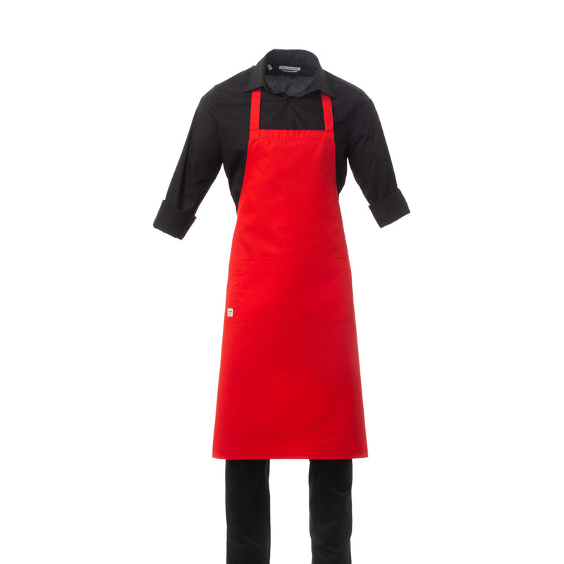 Carica immagine in Galleria Viewer, Grembiule unisex con pettorina tasca doppia policotone Taglia Unica Personalizzabile Payper Boutique