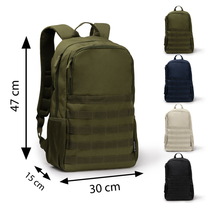 Carica immagine in Galleria Viewer, Zaino Tattico Militare 21 Litri Porta PC 15" STAMINA BUFALO MO1870