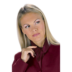 Foulard Ascot Punto a Spillo Isacco – 100% Seta, Donna, Elegante