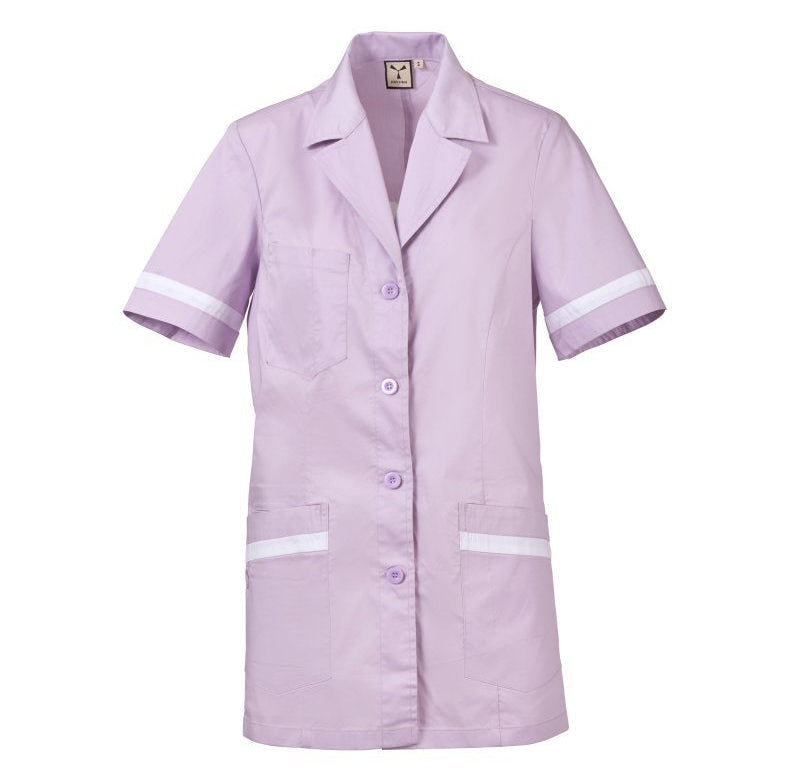 Carica immagine in Galleria Viewer, Camice Donna Manica Corta Elastico Sanitario Personalizzabile Payper Care Lady
