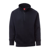 Felpa Uomo TAGLIA-L con Mezza Zip Senza Cappuccio da lavoro Invernale in Cotone Payper Carson Blu Navy Outlet