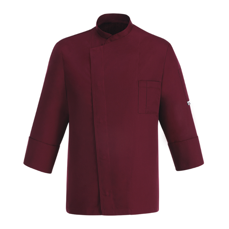 Carica immagine in Galleria Viewer, Giacca Cuoco Unisex con Bottoni a Pressione Egochef Cheap