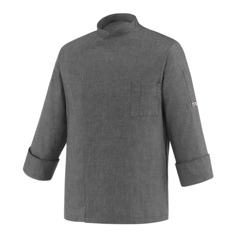 Carica immagine in Galleria Viewer, Giacca Cuoco Unisex con Bottoni a Pressione Egochef Cheap