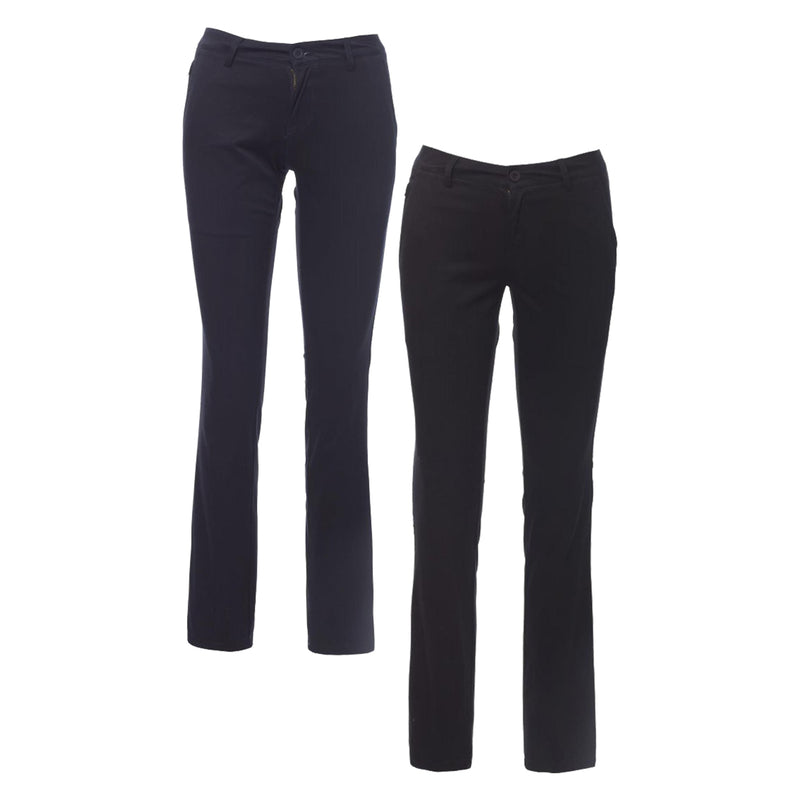 Carica immagine in Galleria Viewer, Pantaloni Donna Eleganti Stretch Cotone Payper Classic Lady/ HSeas.