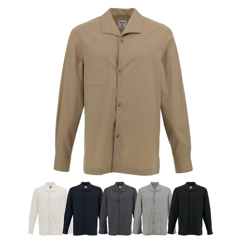 Carica immagine in Galleria Viewer, Camicia Elasticizzata Misto Lino Manica Lunga Payper Coast Long