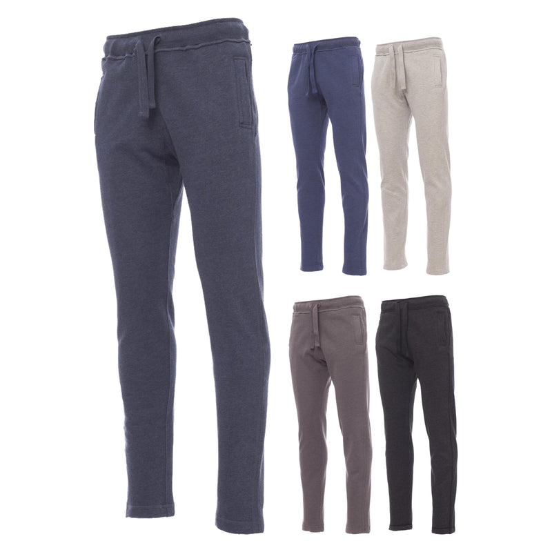 Carica immagine in Galleria Viewer, Pantaloni in Felpa Garzata Casual Uomo Payper College