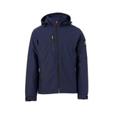 Giacca Softshell TAGLIA-XL Uomo Imbottita Impermeabile con Cappuccio Payper Creek Lite Pad Blu Navy/Nero Outlet