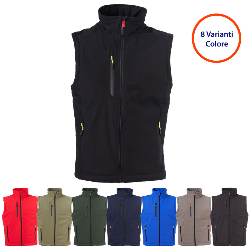 Carica immagine in Galleria Viewer, Gilet Softshell Imbottito da Uomo Lavoro Impermeabile Payper Creek Vest Lite Pad