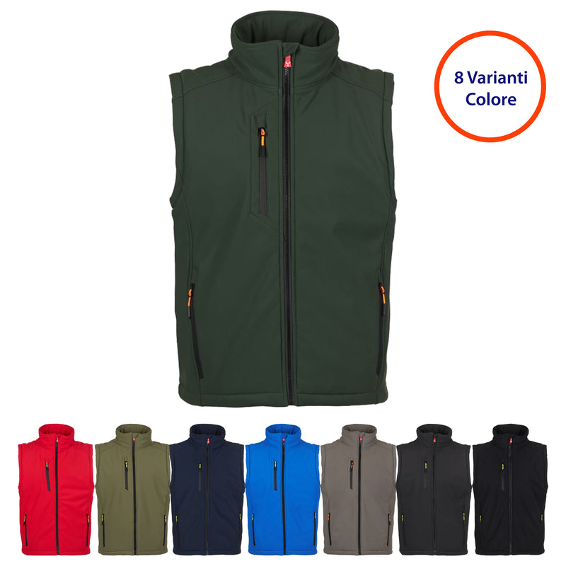 Carica immagine in Galleria Viewer, Gilet Softshell Imbottito da Uomo Impermeabile Payper Creek Vest Pad Personalizzabile