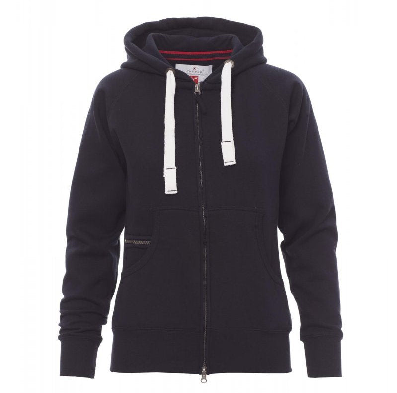 Carica immagine in Galleria Viewer, Felpa Donna Zip Intera con Cappuccio Payper Dallas+ Lady