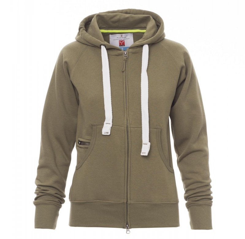 Carica immagine in Galleria Viewer, Felpa Donna Zip Intera con Cappuccio Payper Dallas+ Lady