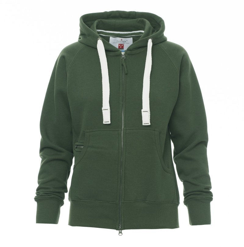 Carica immagine in Galleria Viewer, Felpa Donna Zip Intera con Cappuccio Payper Dallas+ Lady