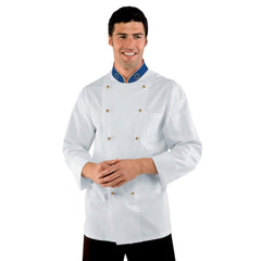 Giacca Cuoco Profilata Isacco – Bottoni Antipanico, Unisex, Cotone