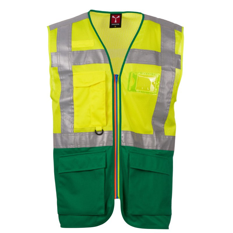 Carica immagine in Galleria Viewer, Gilet Alta Visibilità Unisex Traspirante Multitasche Payper Extrovert Mesh