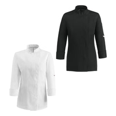 Giacca Cuoco Donna Manica Lunga Traspirante Egochef Easy Girl ML