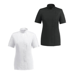 Giacca da cuoco estetico ristorazione donna manica corta Egochef Easy Girl MM