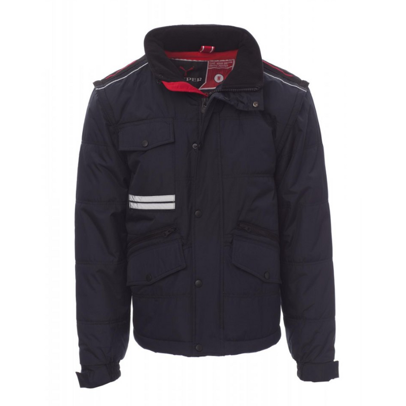 Carica immagine in Galleria Viewer, Giubbotto con Maniche Staccabili Uomo con Cappuccio Invernale Impermeabile Payper Fighter 2.0