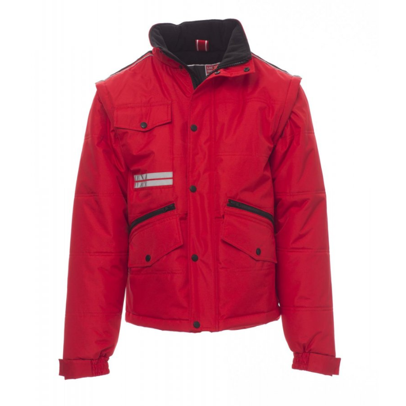 Carica immagine in Galleria Viewer, Giubbotto con Maniche Staccabili Uomo con Cappuccio Invernale Impermeabile Payper Fighter 2.0