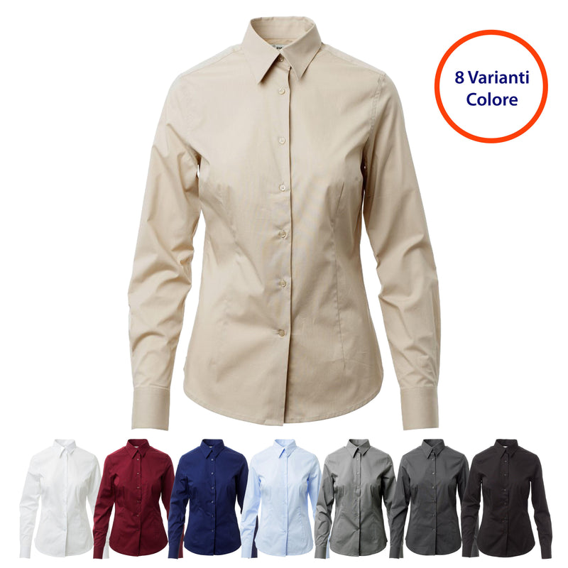 Carica immagine in Galleria Viewer, Camicia Donna Slim Fit Payper Florentia Lady
