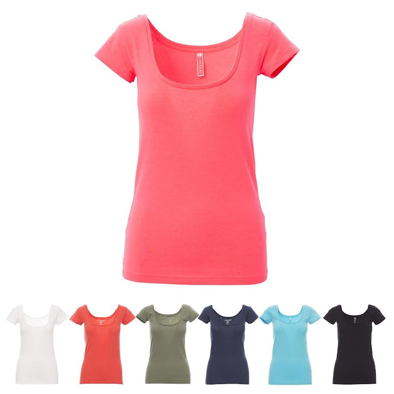 Carica immagine in Galleria Viewer, T-Shirt Donna Scollo Squadrato Payper Florida