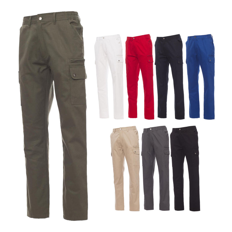 Carica immagine in Galleria Viewer, Pantaloni da Lavoro Uomo Multistagione Tasche Multiple Payper Forest