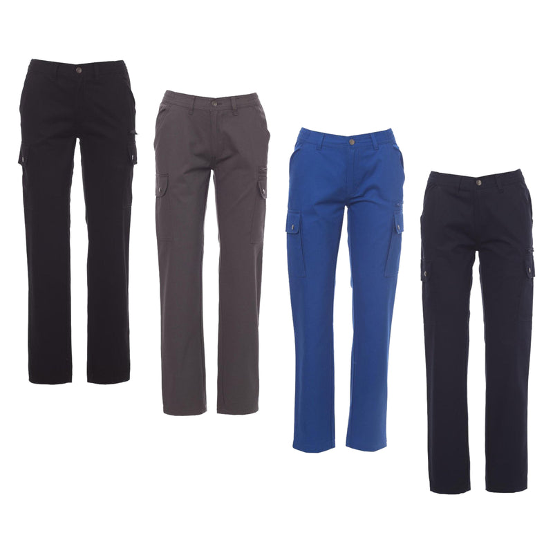 Carica immagine in Galleria Viewer, Pantaloni da Lavoro Donna Multistagione Tasche Multiple Payper Forest Lady