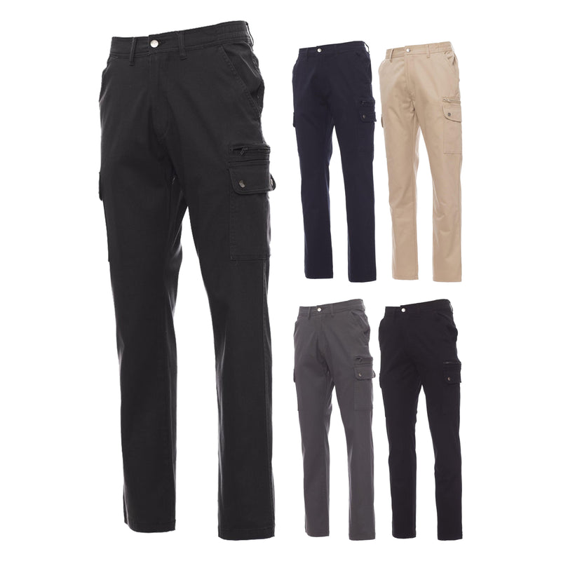 Carica immagine in Galleria Viewer, Pantaloni da Lavoro Uomo Multitasche Payper Forest Stretch